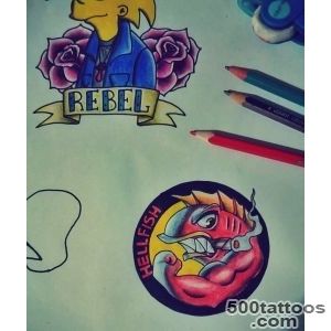 Simpson#39s Hellfish Tattoo and Dignity by JeloRamone on DeviantArt_46