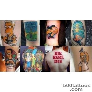The Top 50 #39Best Simpsons Tattoos#39 Of 2015  Four Finger Discount_6