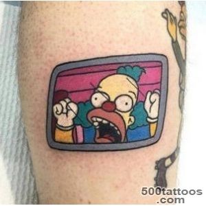 The Top 50 #39Best Simpsons Tattoos#39 Of 2015  Four Finger Discount_20