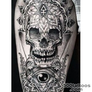 Skull tattoo design, idea, image