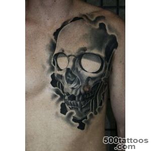 99 Gnarly Skull Tattoos That Will Make You Gawk_5