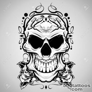 Skull Tattoo Stock Photos, Pictures, Royalty Free Skull Tattoo _45
