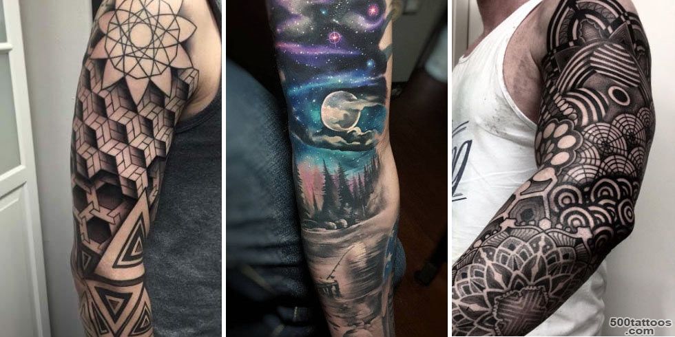 36 Perfect Sleeve Tattoos for Guys With Style   TattooBlend_5