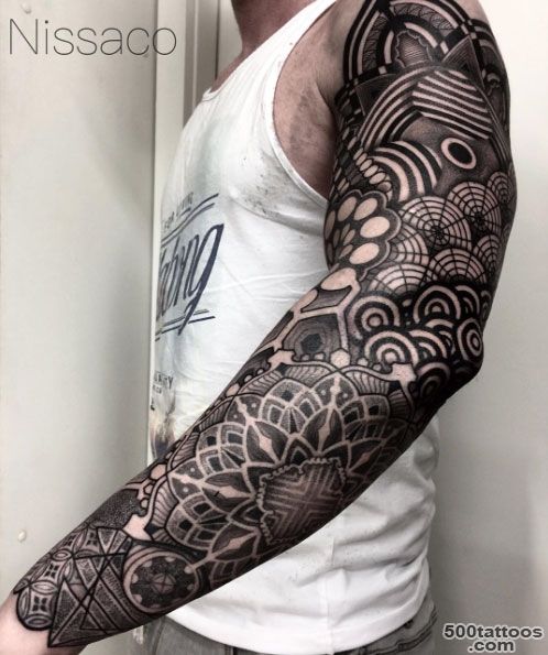 36 Perfect Sleeve Tattoos for Guys With Style   TattooBlend_47