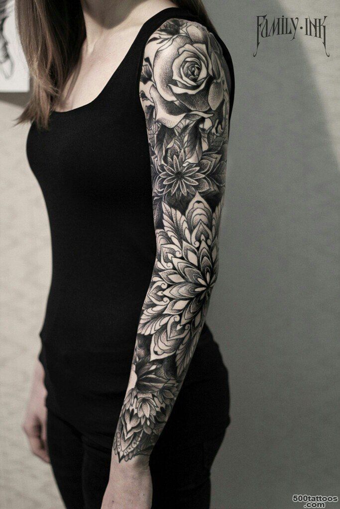 1000+ ideas about Rose Sleeve Tattoos on Pinterest  Rose Sleeve ..._9