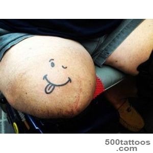 10 Scary and Silly Smiley Face Tattoo Designs_4