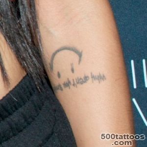 Celebrity Smiley Face Tattoos  Steal Her Style_30