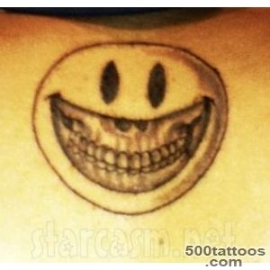 Chris Brown Unveils New Smiley Face Tattoo  Rapmusiccom_19