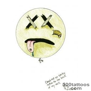 Not So Smiley Face Tattoo by wiccanwitchiepoo on DeviantArt_14