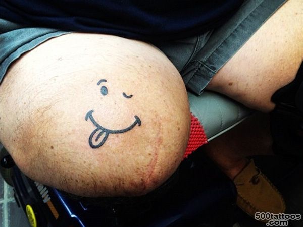 10 Scary and Silly Smiley Face Tattoo Designs_4