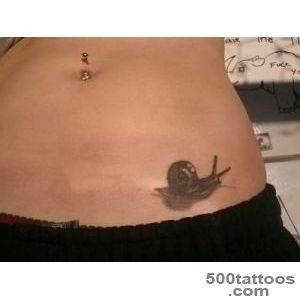 26+ Cute Snail Tattoos_21