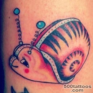 65+ Famous Snail Tattoos_17