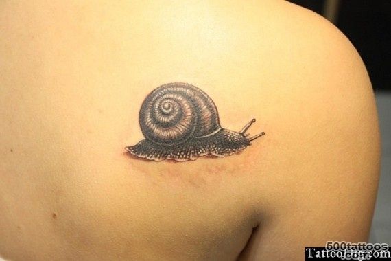 65+ Famous Snail Tattoos_2