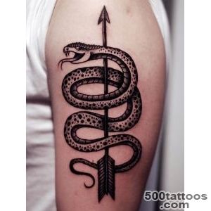 50+ Gorgeous Healing Snake Tattoo designs and ideas   Looks Great_37