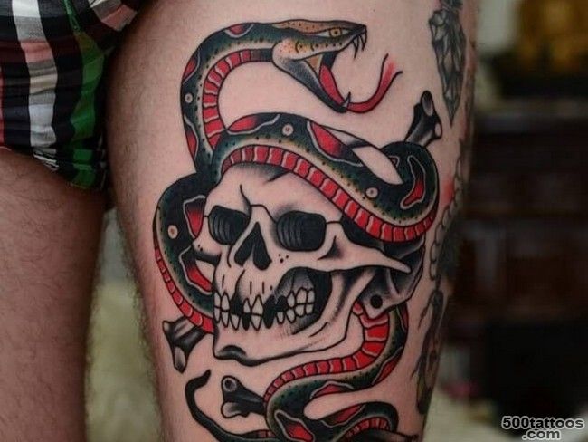 50+ Gorgeous Healing Snake Tattoo designs and ideas   Looks Great_11