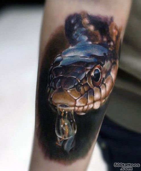 70 Snake Tattoos For Men   Venomous Bite Of Idea Inspiration_13