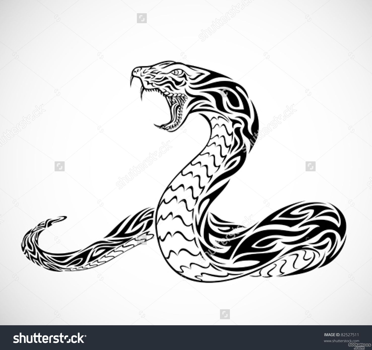 Snake Tattoo Stock Vectors amp Vector Clip Art  Shutterstock_23