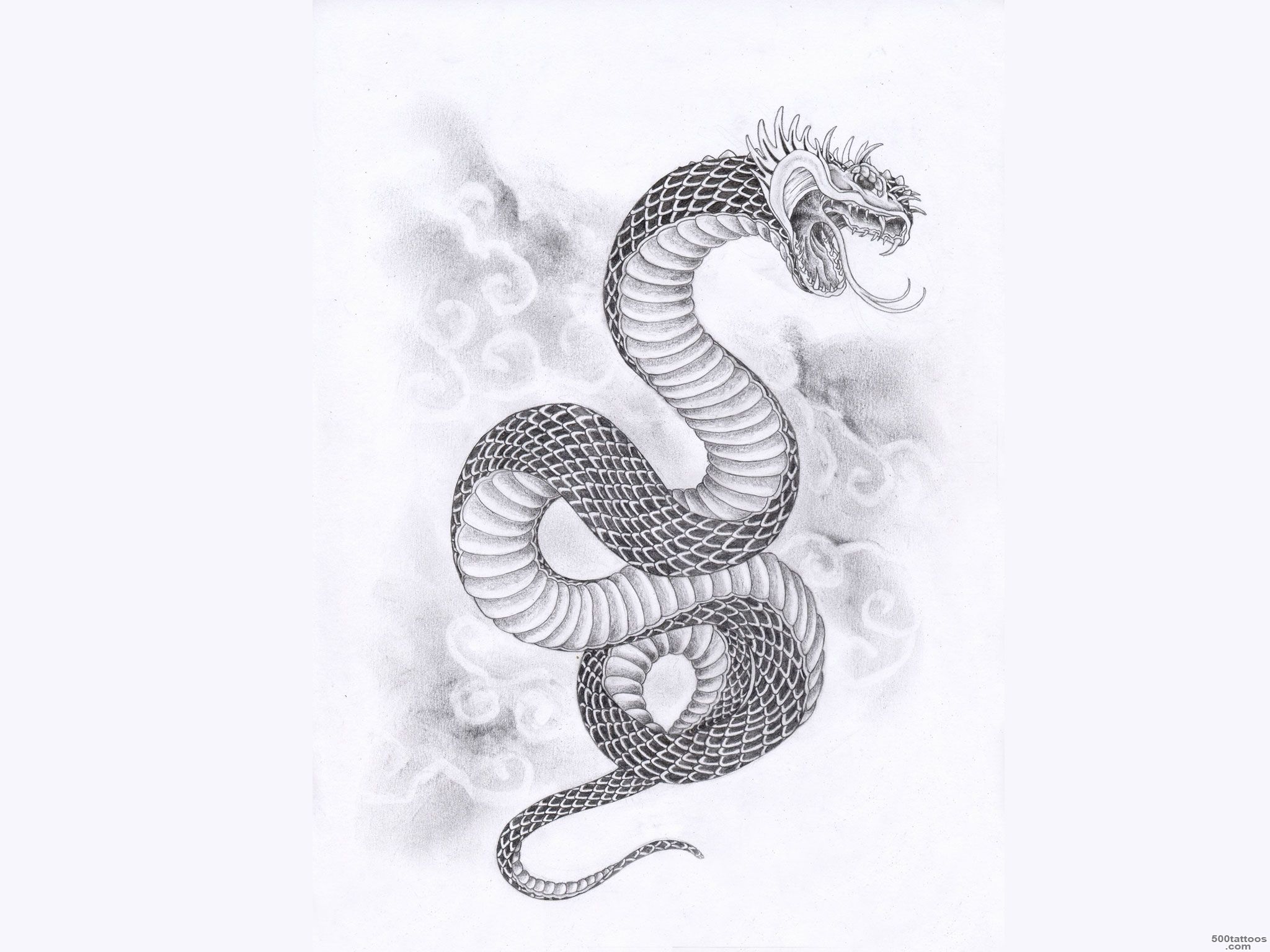 Sword Heart And A Snake Tattoo   Tattoes Idea 2015  2016_4