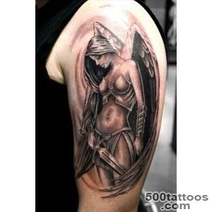 Girl#39s soldier angel tattoo   TattooMagz   Handpicked World#39s _48