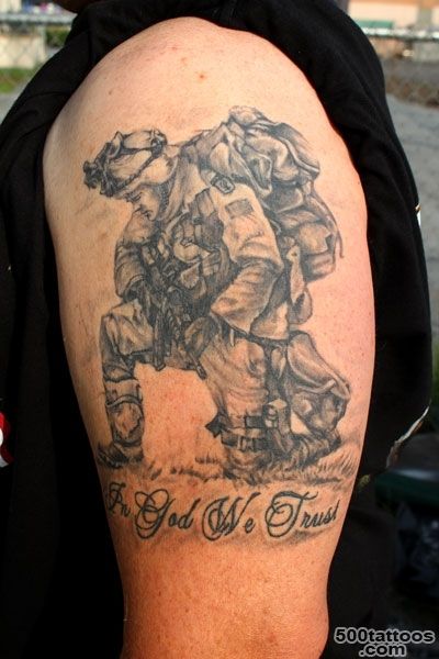 Upper Back Fallen Army Soldier Tattoo Design  Fresh 2016 Tattoos ..._47