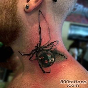 100 Spider Tattoos For Men   A Web Of Manly Designs_50