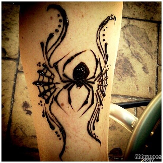 35 Spider Tattoos that will get you all tangled_29