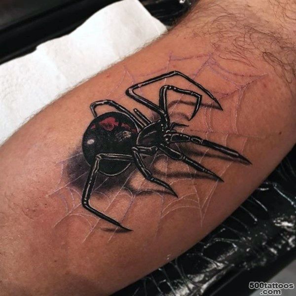 100 Spider Tattoos For Men   A Web Of Manly Designs_6