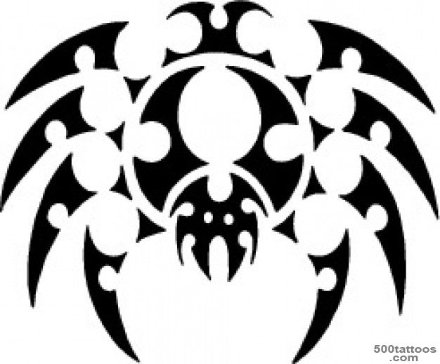 Spider tattoo top view design Vector  Free Download_47