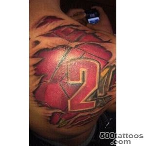 7+ Sports Tattoos On Back Shoulder_28