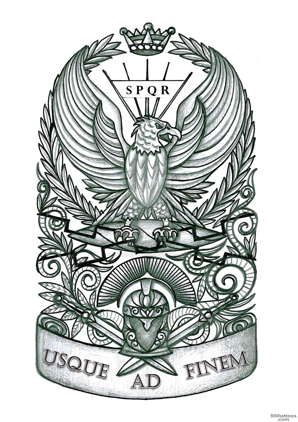 Roman Eagle Tattoo by thehoundofulster on DeviantArt_41