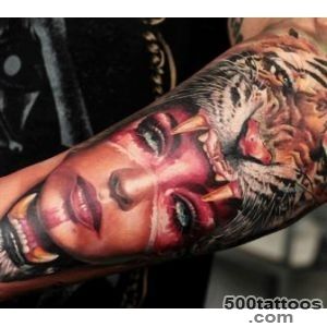 Tiger squaw tattoo by Led Coult  No 1159_20