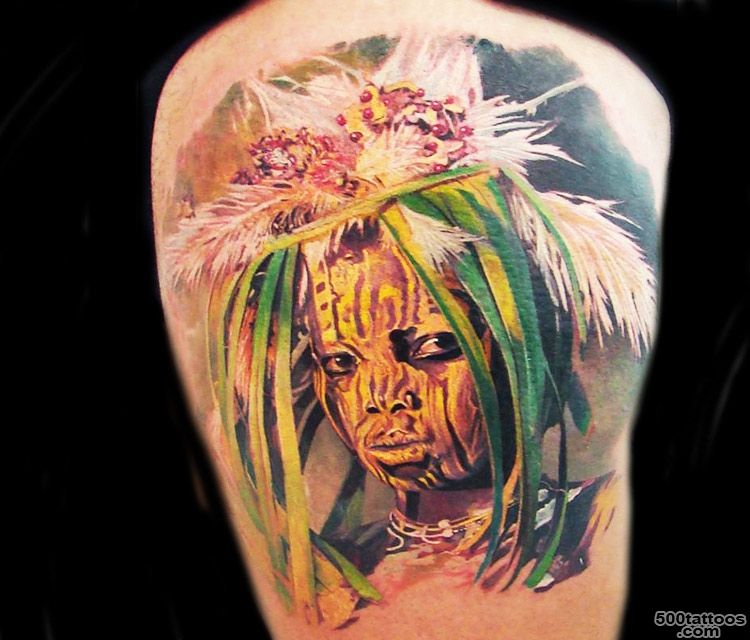 Squaw tattoo by Led Coult  No. 1174_24