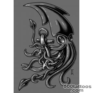 29+ Best Squid Tattoo Designs_26