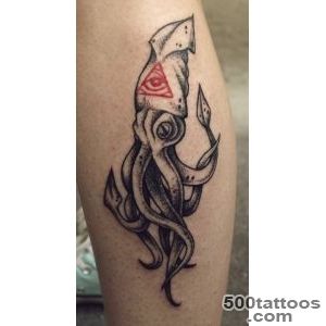58+ Mind Blowing Squid Tattoos_2