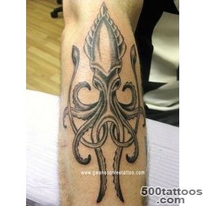 58+ Mind Blowing Squid Tattoos_47