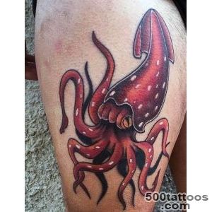 100 Squid Tattoo Designs For Men   Manly Tentacled Skin Art_20