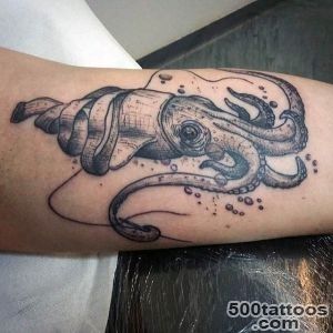 100 Squid Tattoo Designs For Men   Manly Tentacled Skin Art_33