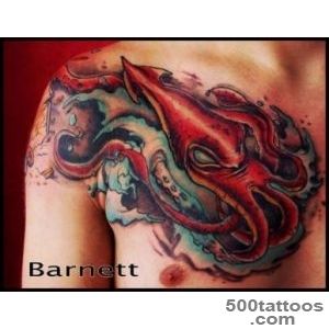Black Tribal Squid Tattoo Design by Tattoo Parlour_19
