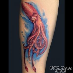 Squid Tattoo Meanings  iTattooDesignscom_1