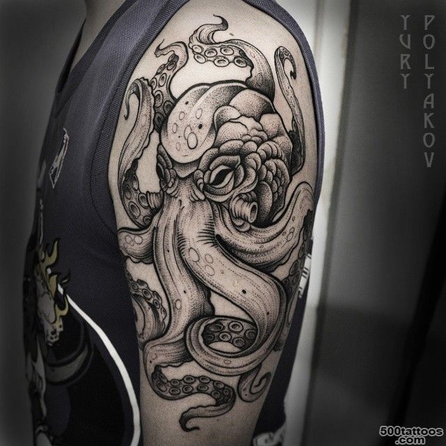 100 Marine Octopus Tattoos Meaning and Designs_16