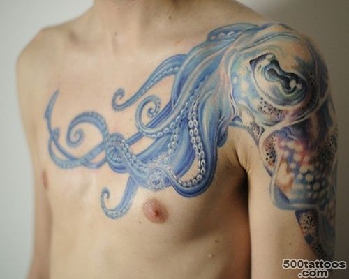 Badass squid tattoo.  Taste of Ink  Pinterest  Squid Tattoo ..._38