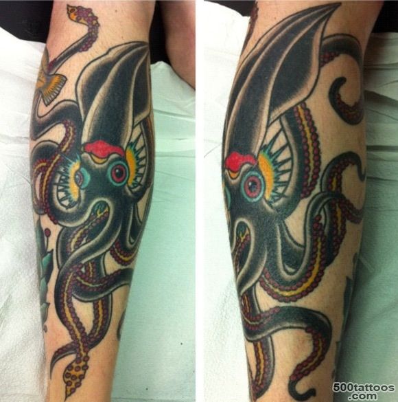 Squid Tattoo By Marco   Oak City Tattoos   Raleigh, NCOak City ..._14