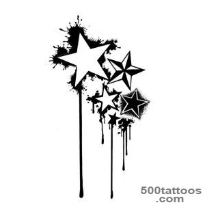 Star tattoo design, idea, image