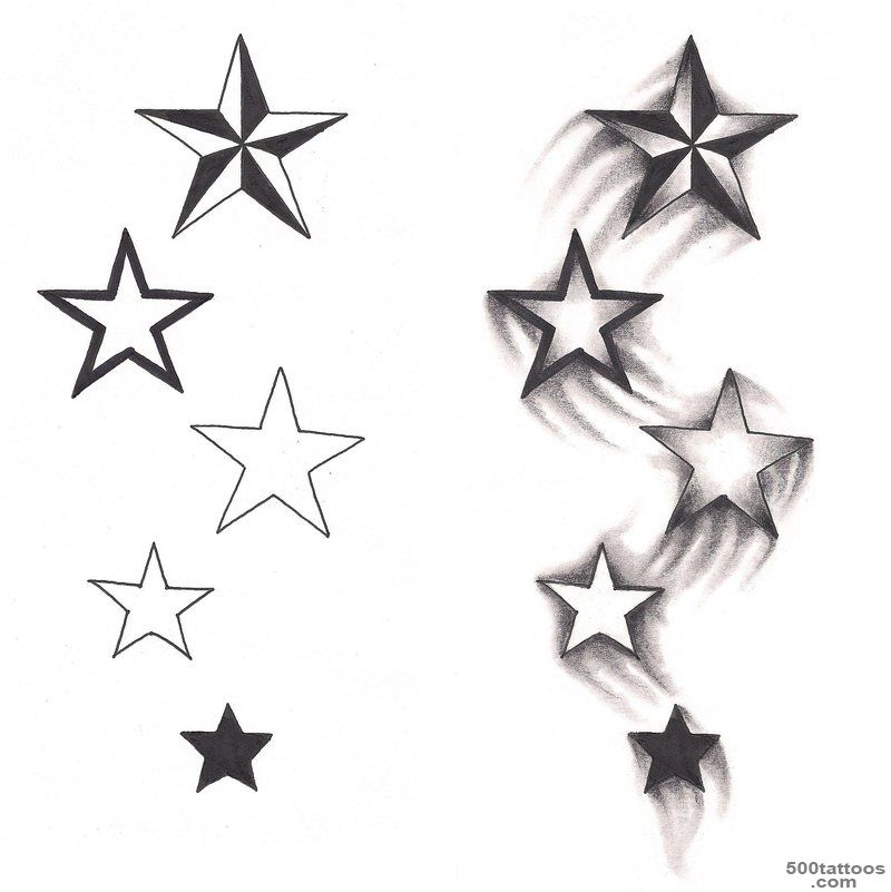 Star Tattoos, Designs And Ideas  Page 73_1
