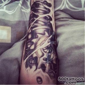Henna Tattoo Sleeve 2PC Tatouage Temporaire Men Waterproof Tattoo _34