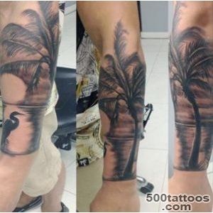 100 Palm Tree Tattoos For Men   Tropical Design Ideas_45