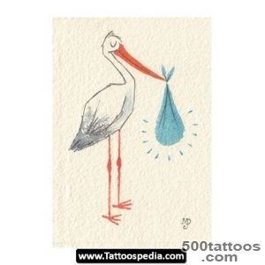 Stork Tattoo Designs 02   Tattoospedia_27