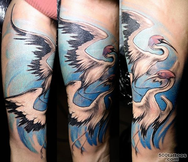56 Stork Tattoos   Meanings, Photos, Designs for men and women_9