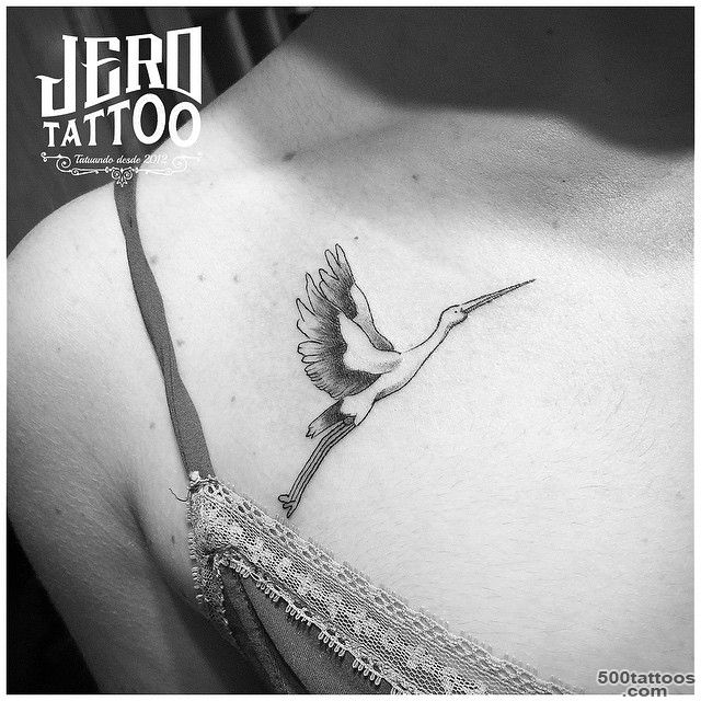 A Little About Stork Tattoos  Best Tattoo Ideas Gallery_3