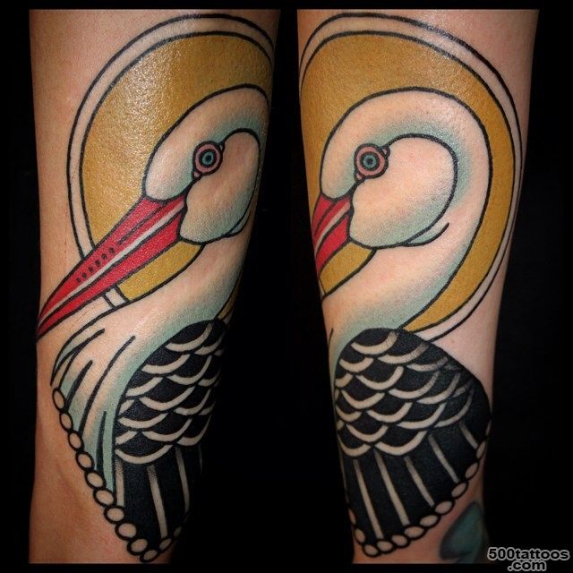A Little About Stork Tattoos  Best Tattoo Ideas Gallery_8